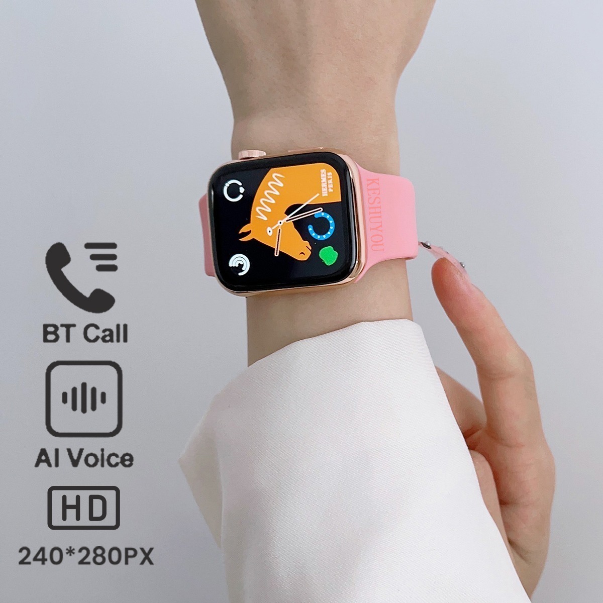 Assista 8 Max 1.85 Smartwatch Bluetooth Call Nfc Blue - Imagem 7