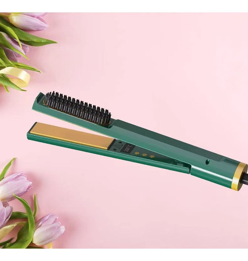 Escova De Alisamento De Cabelo Elétrica Profissional 3em1 - Imagem 12