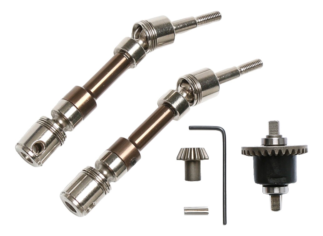 Wltoys 12428 Atualizações De Reparo De Eixo + Diferencial - Imagem 3