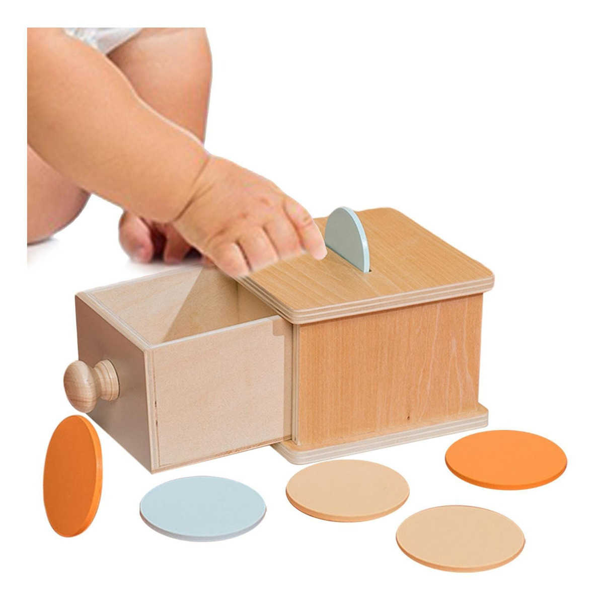 Caixa De Permanência De Objetos Montessori Habilidades - Imagem 6
