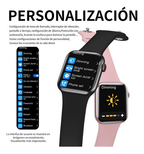 Hw16 Smartwatch Bluetooth Chamadas Controle Botão Rotativo - Imagem 9