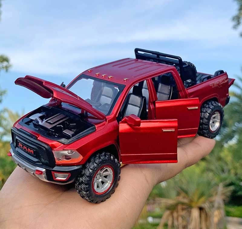 Modelos De Carros De Liga Leve Dodge Ram Trx 1:32 - Imagem 19