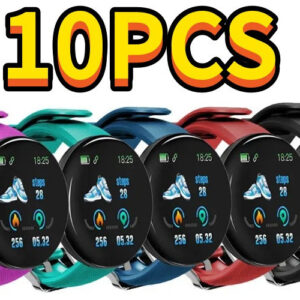 10 Smartwatches Atacado Relógios Tela Redonda Fornecedor D18