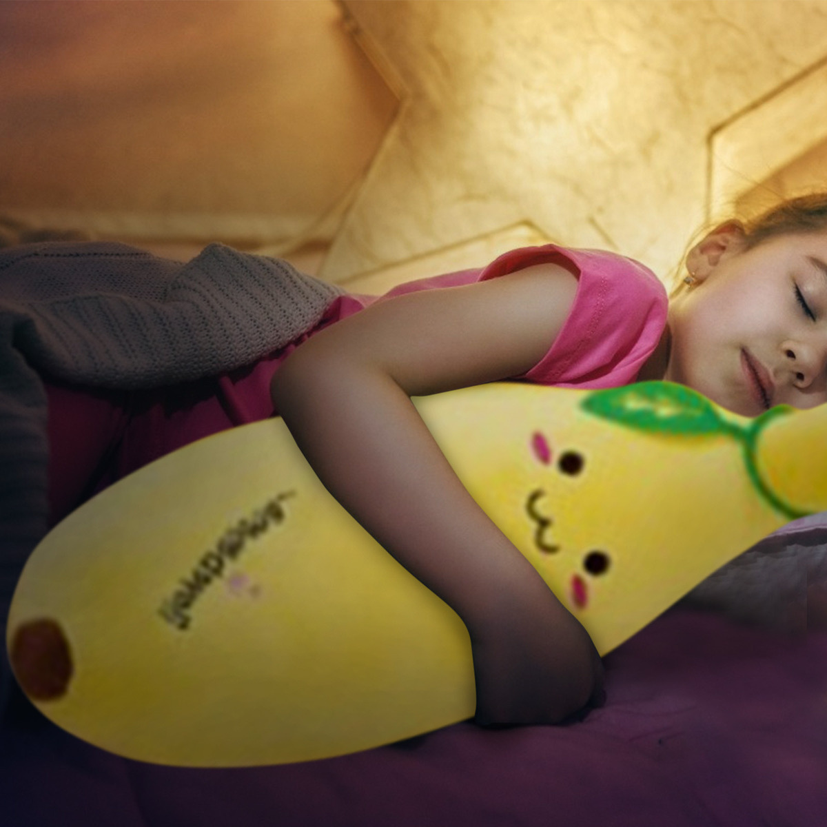 Almofada De Dormir G Cute Down De Algodão Banana Soft Fruit - Imagem 8