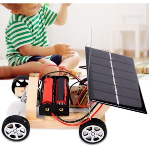 Diy Solar Controle Remoto Carro Crianças Brinquedos Rc Educa