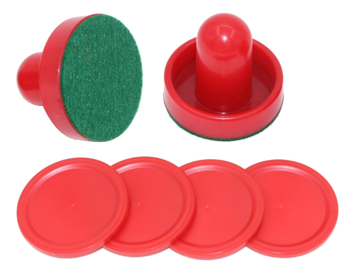 Equipamentos Para Mesas De Air Hockey Pás De Air Vermelho