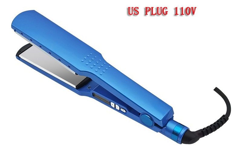 Alisador De Cabelo Molhado E Seco Blue Nano Titanium