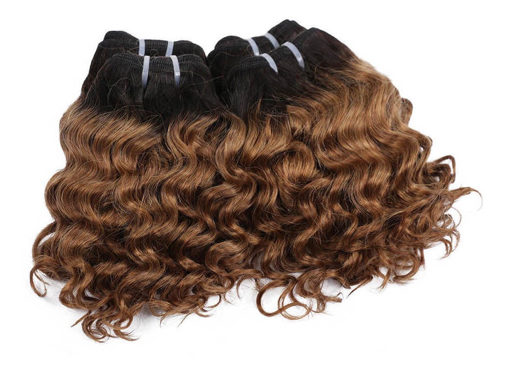 Peruca Cabelo Humano Brasileiro Com Onda Corporal 35cm 50g - Imagem 4