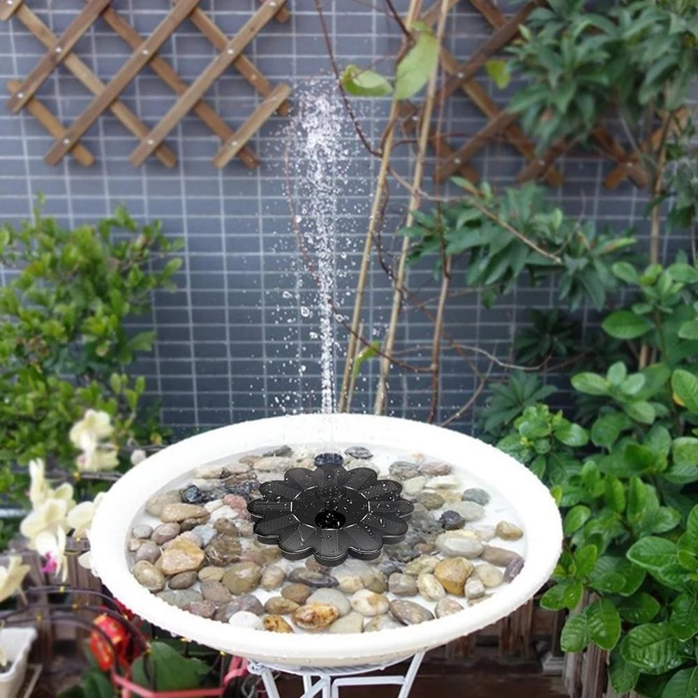 Fonte para Pássaros com Painel Solar - Decoração para Jardim - Imagem 7
