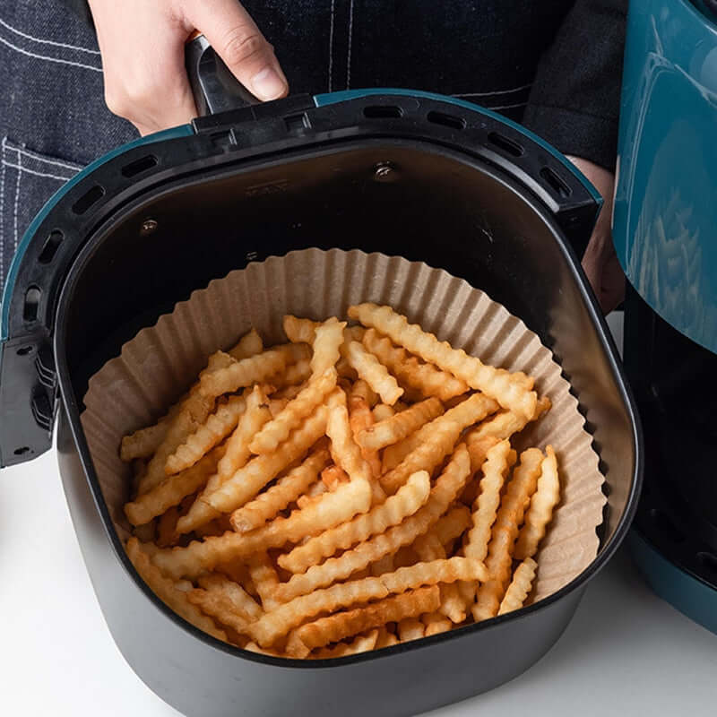 Forro de Papel Protetor Antiaderente para Air Fryer - Imagem 5