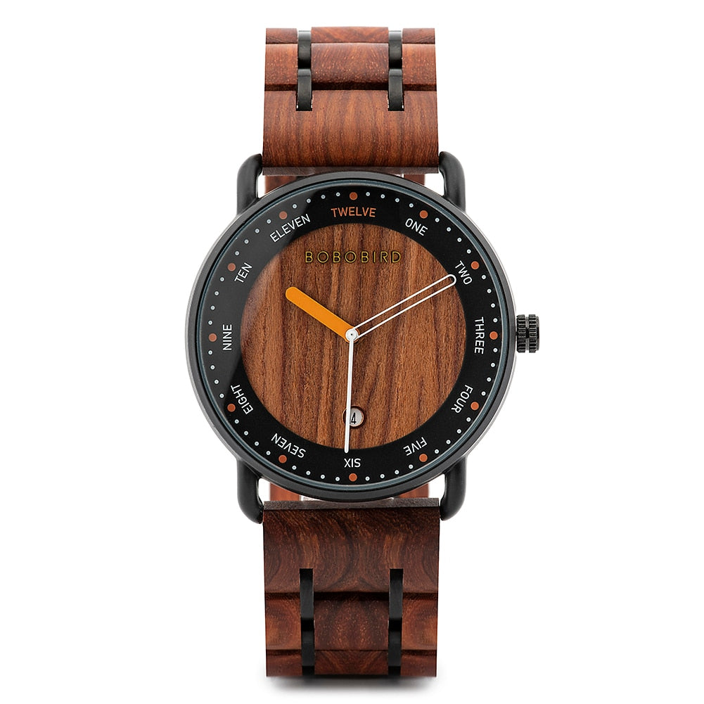 Relógio Masculino Bobo Bird Brand Luxury - Imagem 7
