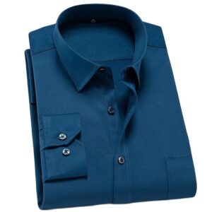 Elastier™ Camisa Masculina Social Premium
