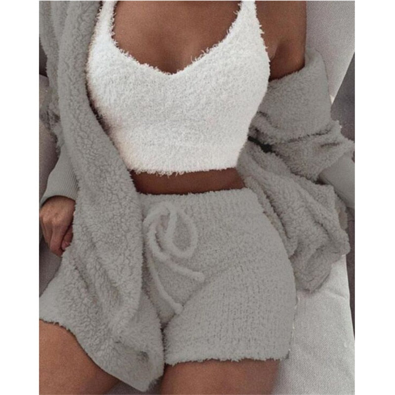 Conjunto de Veludo Bunny - Feminino - Imagem 8