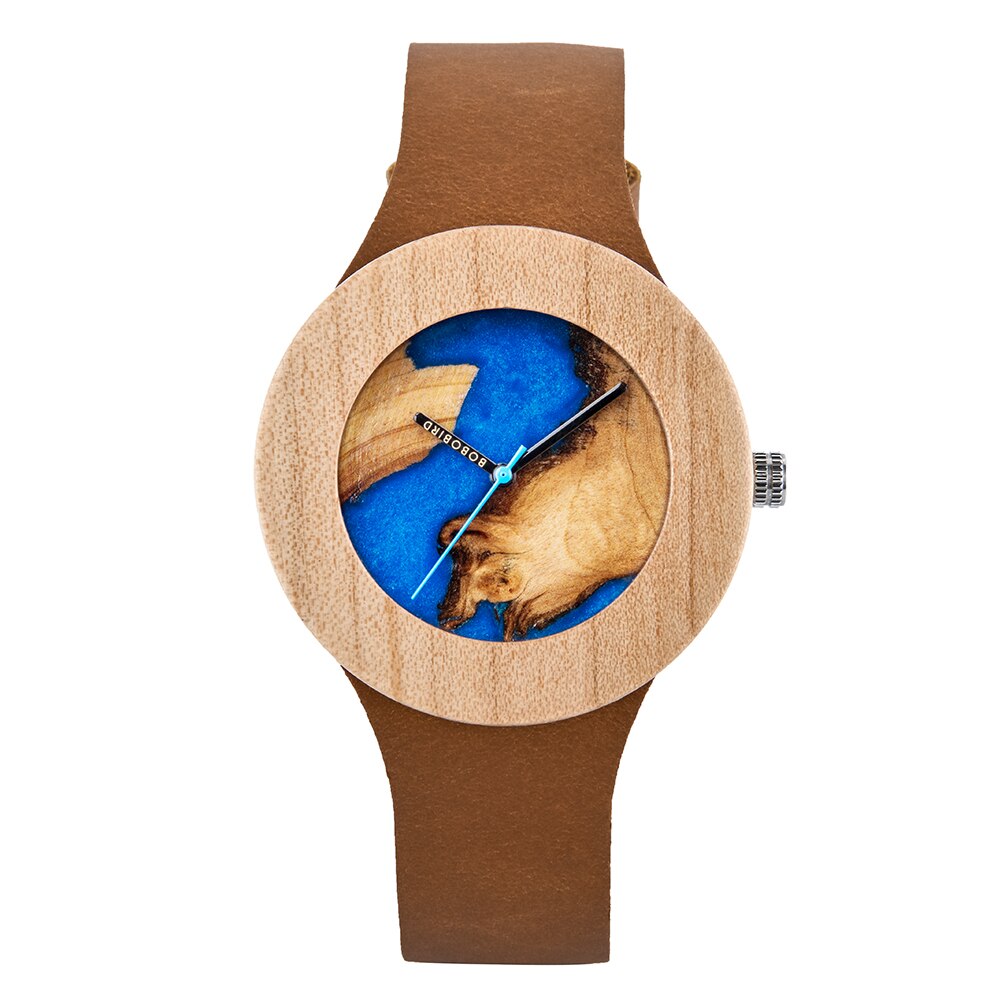 Relógio Masculino Feminino Bamboo Wood - Imagem 26
