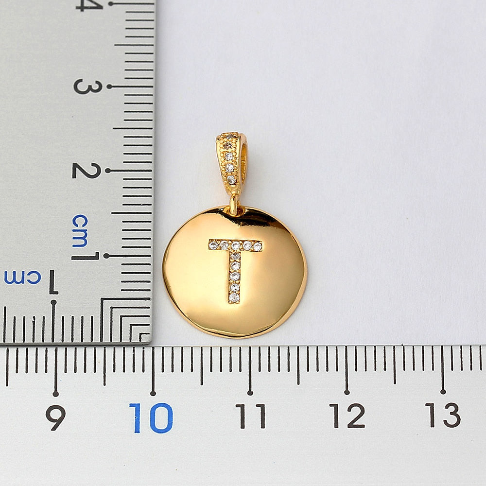 Colar Pingente de Letra 18K - Imagem 28