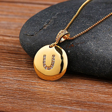 Colar Pingente de Letra 18K - Imagem 26