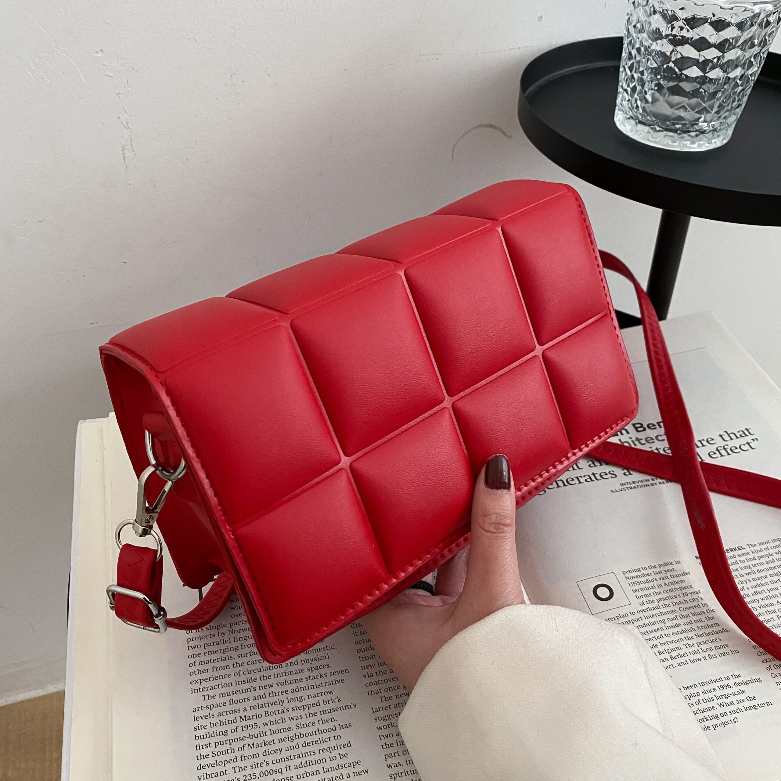 Bolsa Transversal Matelassê - Imagem 5