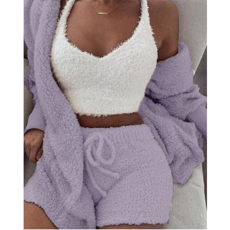Conjunto de Veludo Bunny - Feminino - Imagem 9