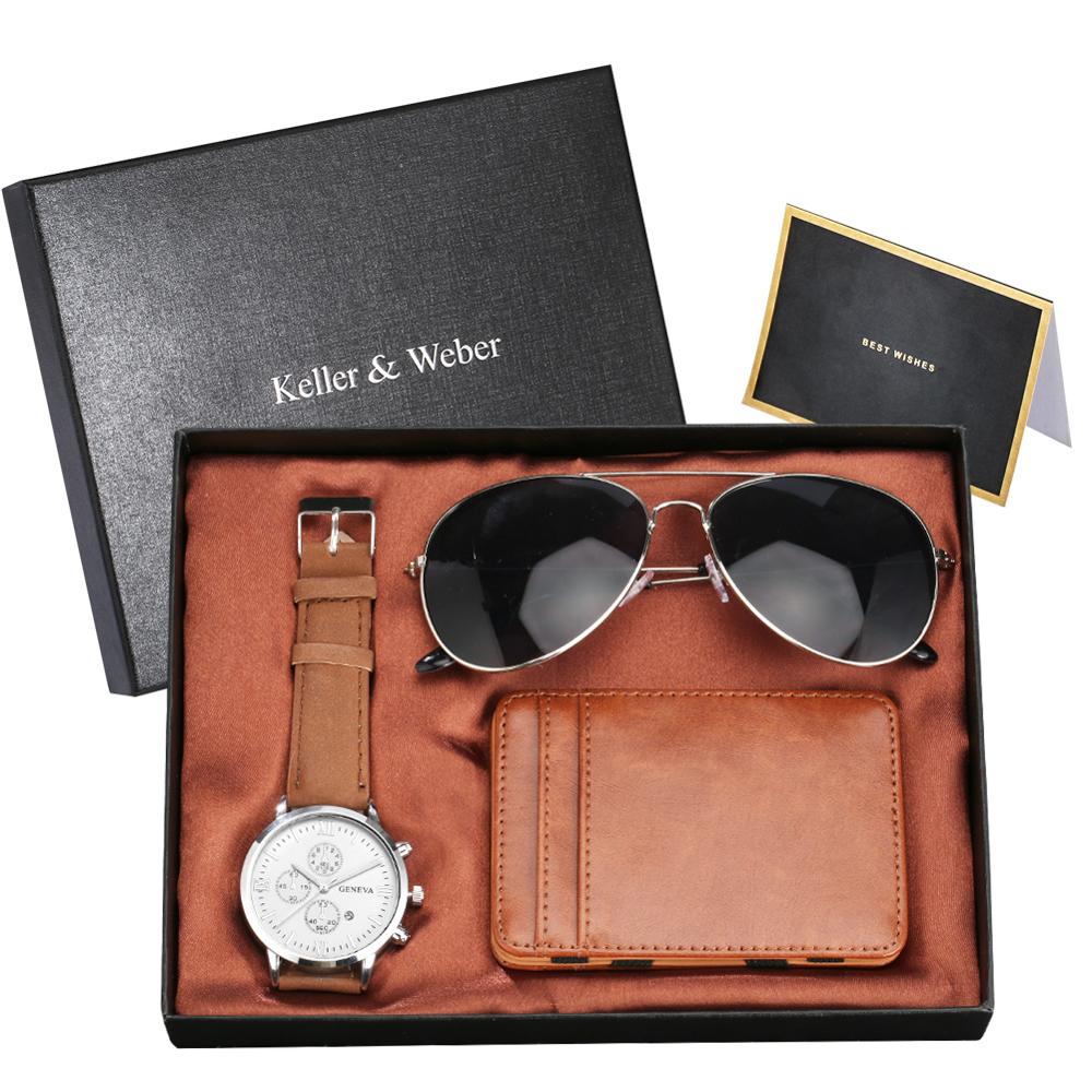 Conjunto Masculino Luxury - Óculos, Carteira e Relógio - Imagem 2