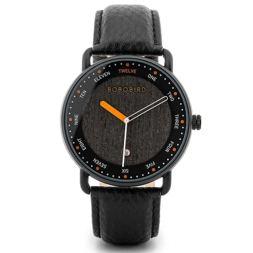 Relógio Masculino Bobo Bird Brand Luxury - Imagem 8