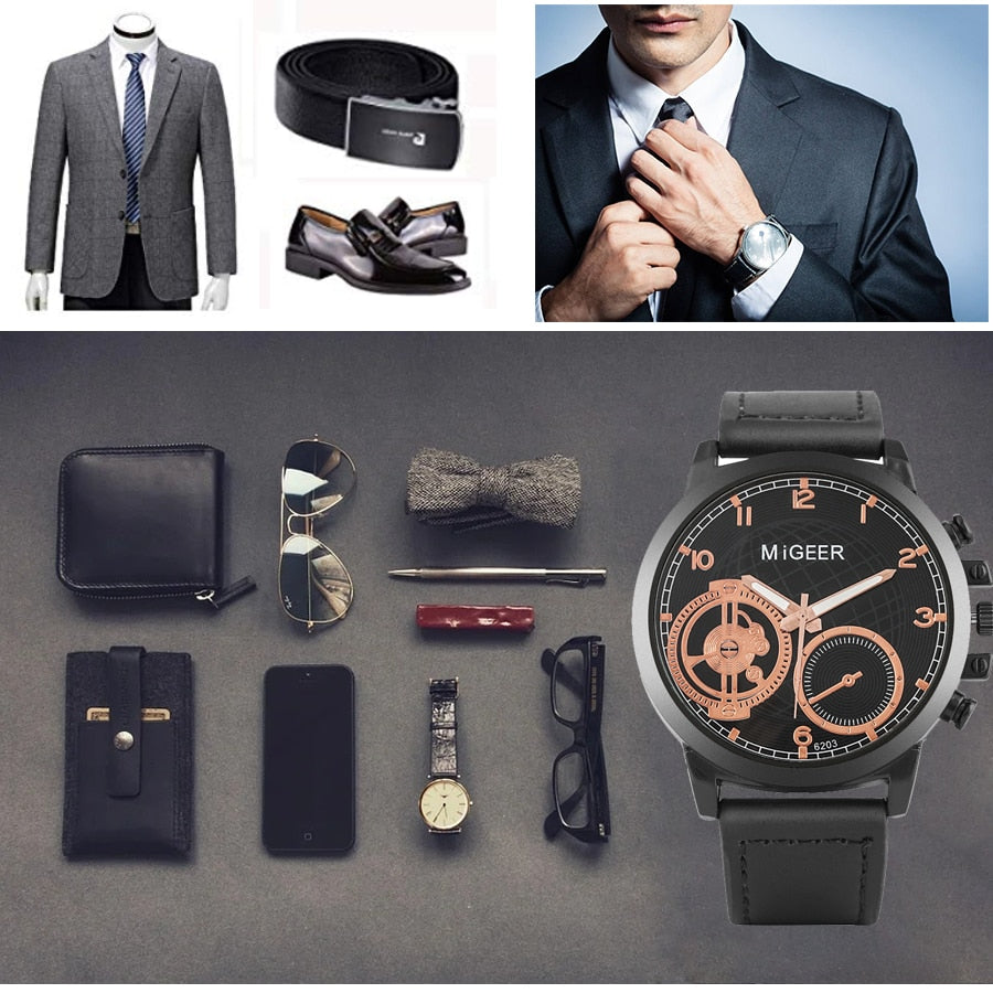 Conjunto Masculino Luxury - Óculos, Carteira e Relógio - Imagem 10