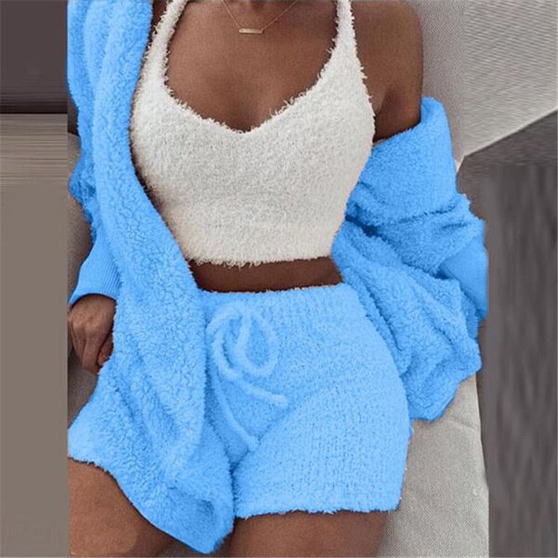 Conjunto de Veludo Bunny - Feminino - Imagem 7