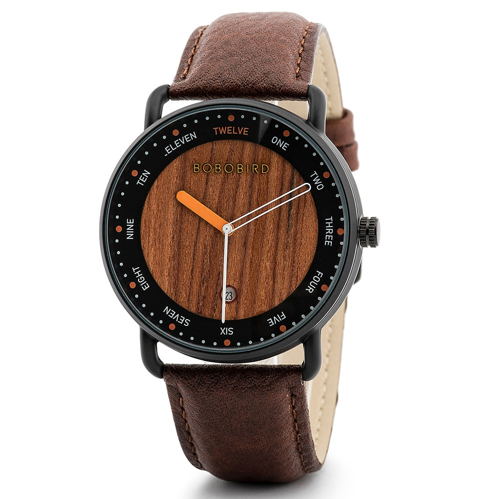 Relógio Masculino Bobo Bird Brand Luxury - Imagem 9