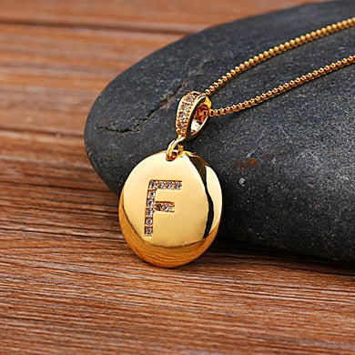 Colar Pingente de Letra 18K - Imagem 8