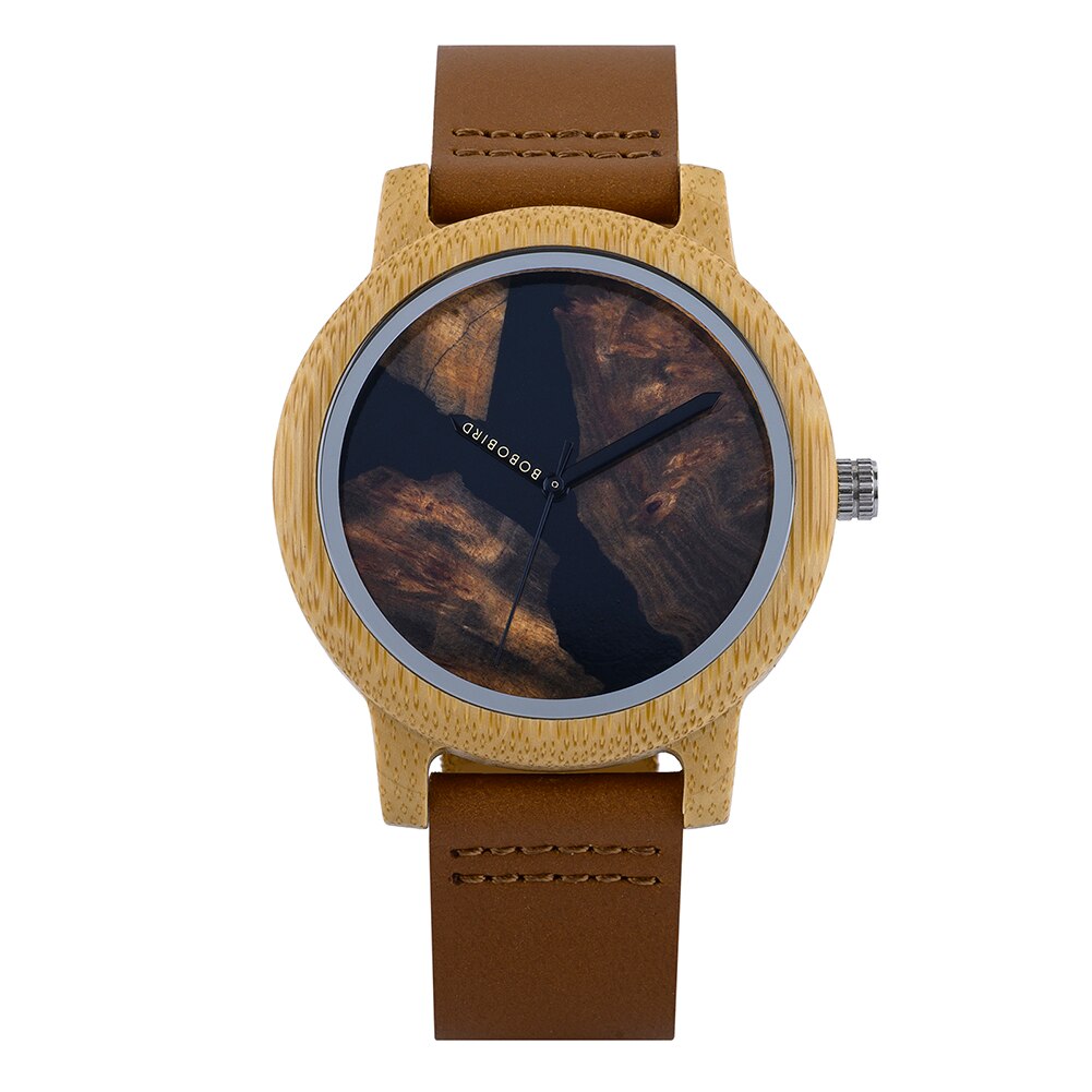 Relógio Masculino Feminino Bamboo Wood - Imagem 25