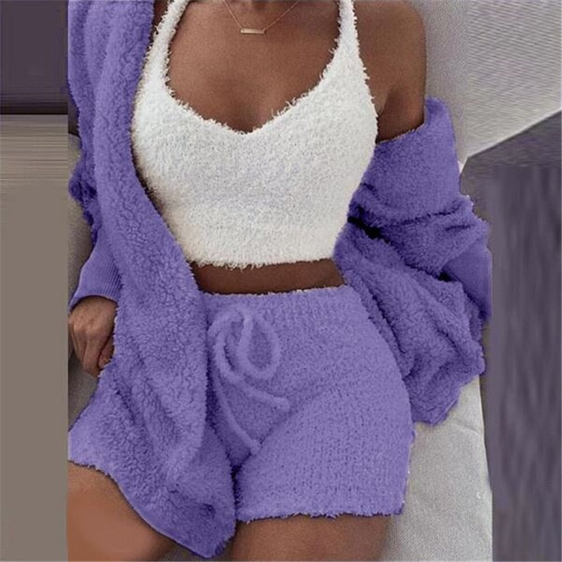 Conjunto de Veludo Bunny - Feminino - Imagem 6
