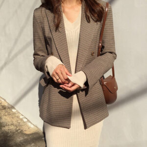 Blazer Xadrez - Feminino