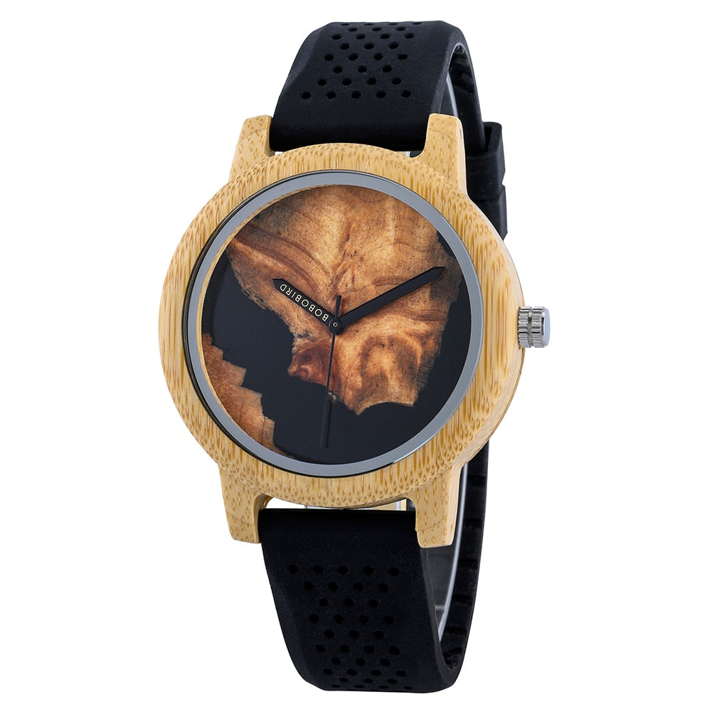 Relógio Masculino Feminino Bamboo Wood - Imagem 22