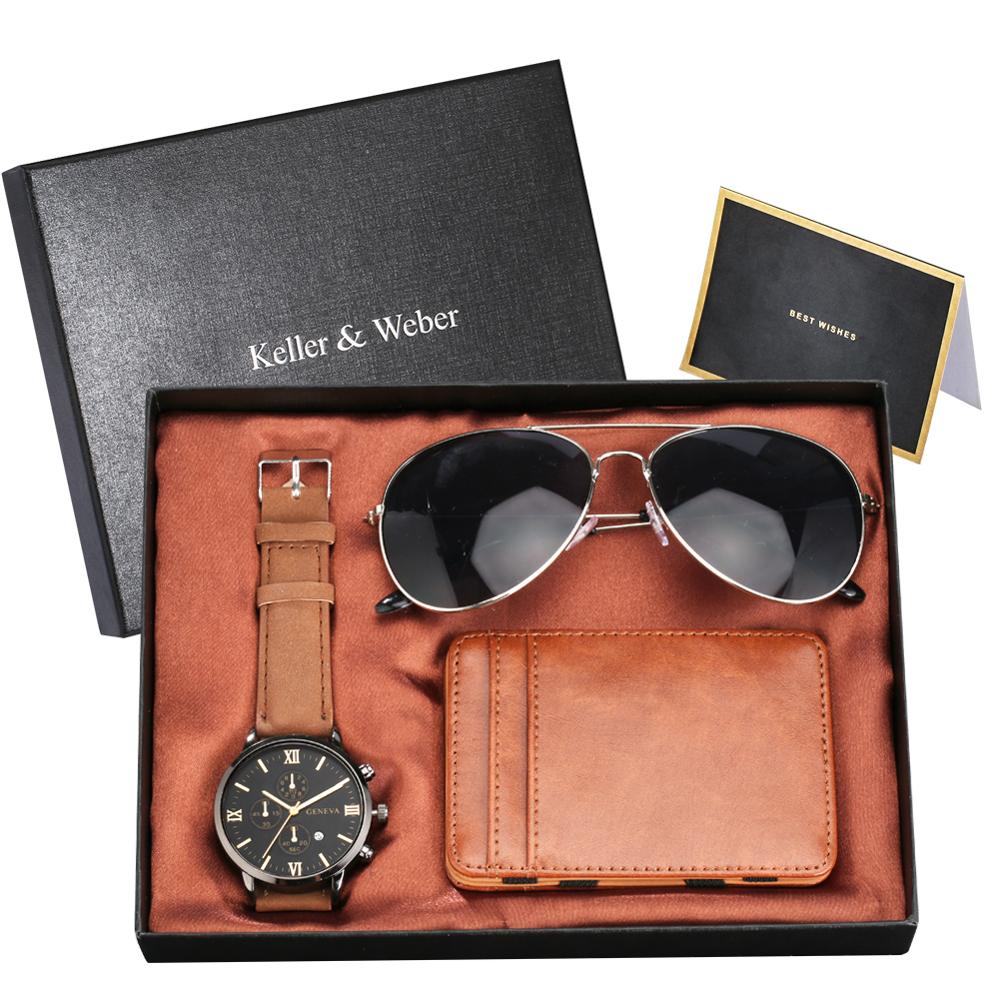 Conjunto Masculino Luxury - Óculos, Carteira e Relógio - Imagem 3