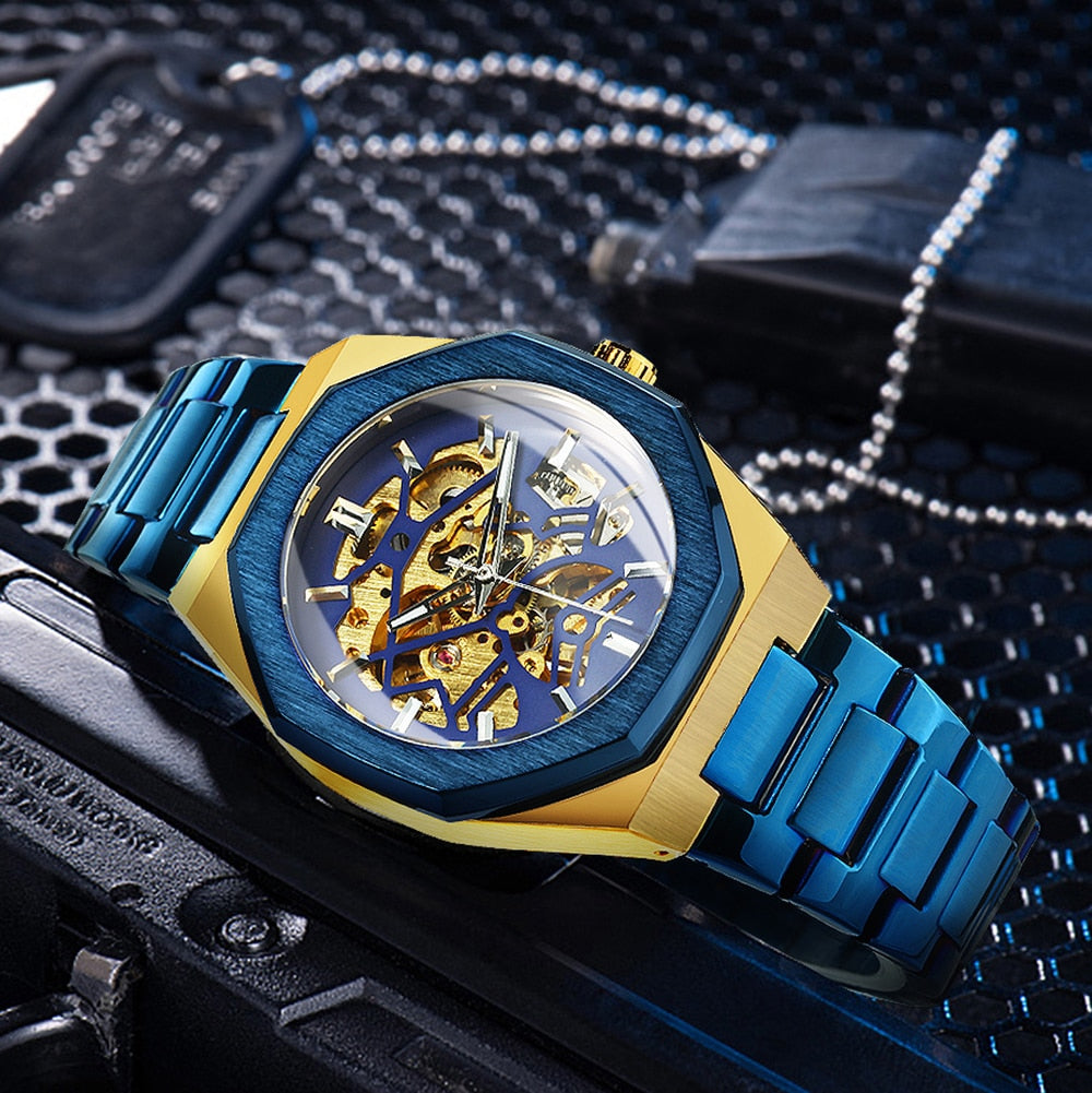Relógio Mecânico Brand Luxury T-Winner - Imagem 3