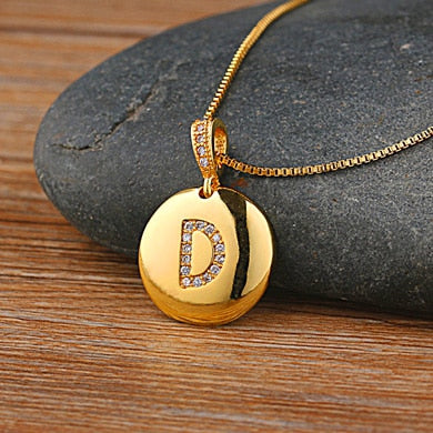 Colar Pingente de Letra 18K - Imagem 3