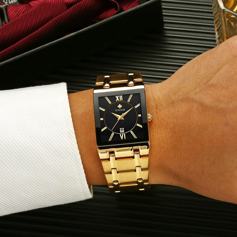 Relógio Masculino Gold Watch - Imagem 2