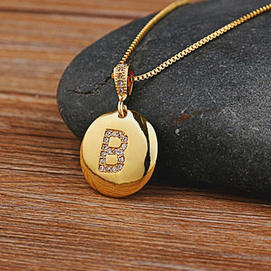 Colar Pingente de Letra 18K - Imagem 7