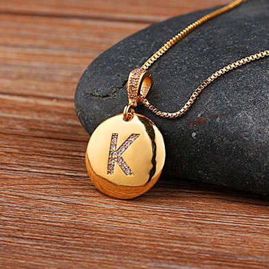 Colar Pingente de Letra 18K - Imagem 16