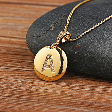 Colar Pingente de Letra 18K - Imagem 24