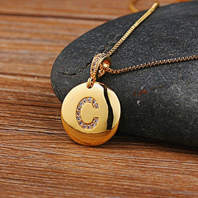 Colar Pingente de Letra 18K - Imagem 20