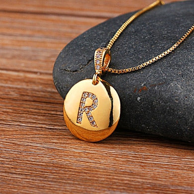 Colar Pingente de Letra 18K - Imagem 19