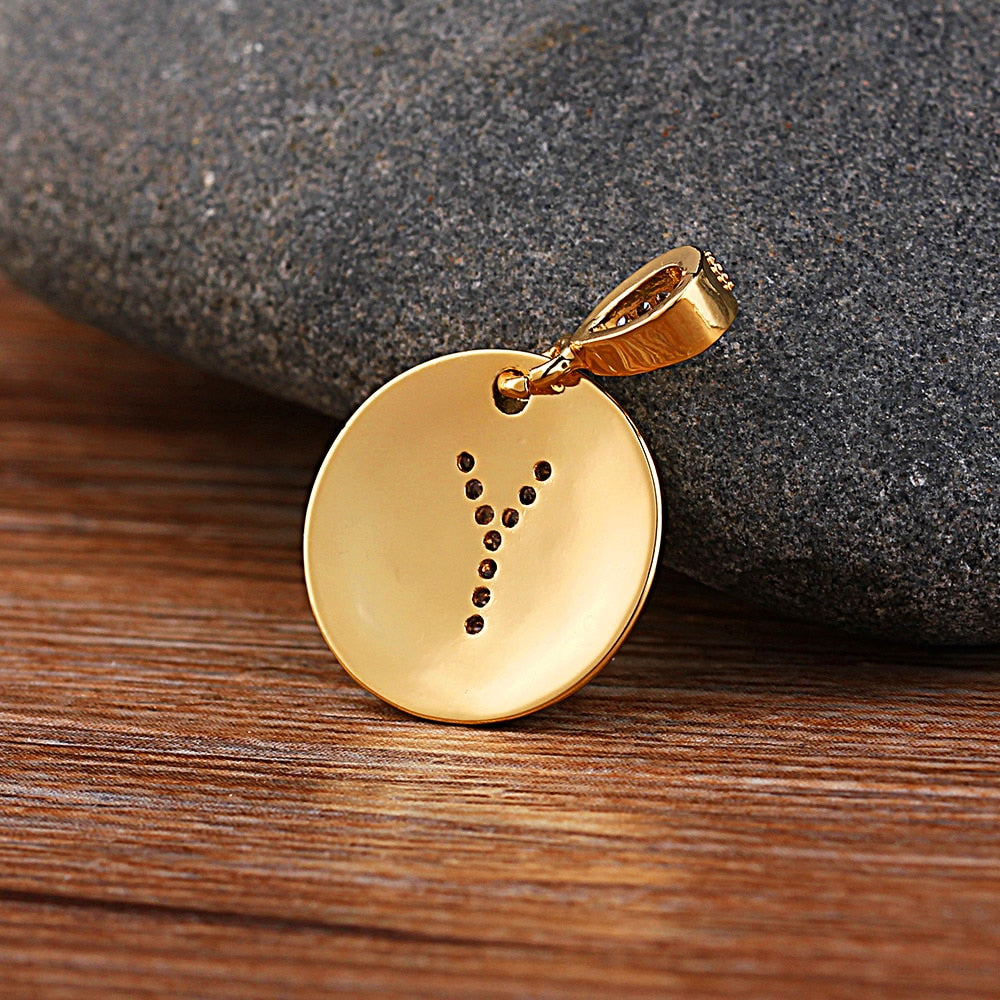 Colar Pingente de Letra 18K - Imagem 32