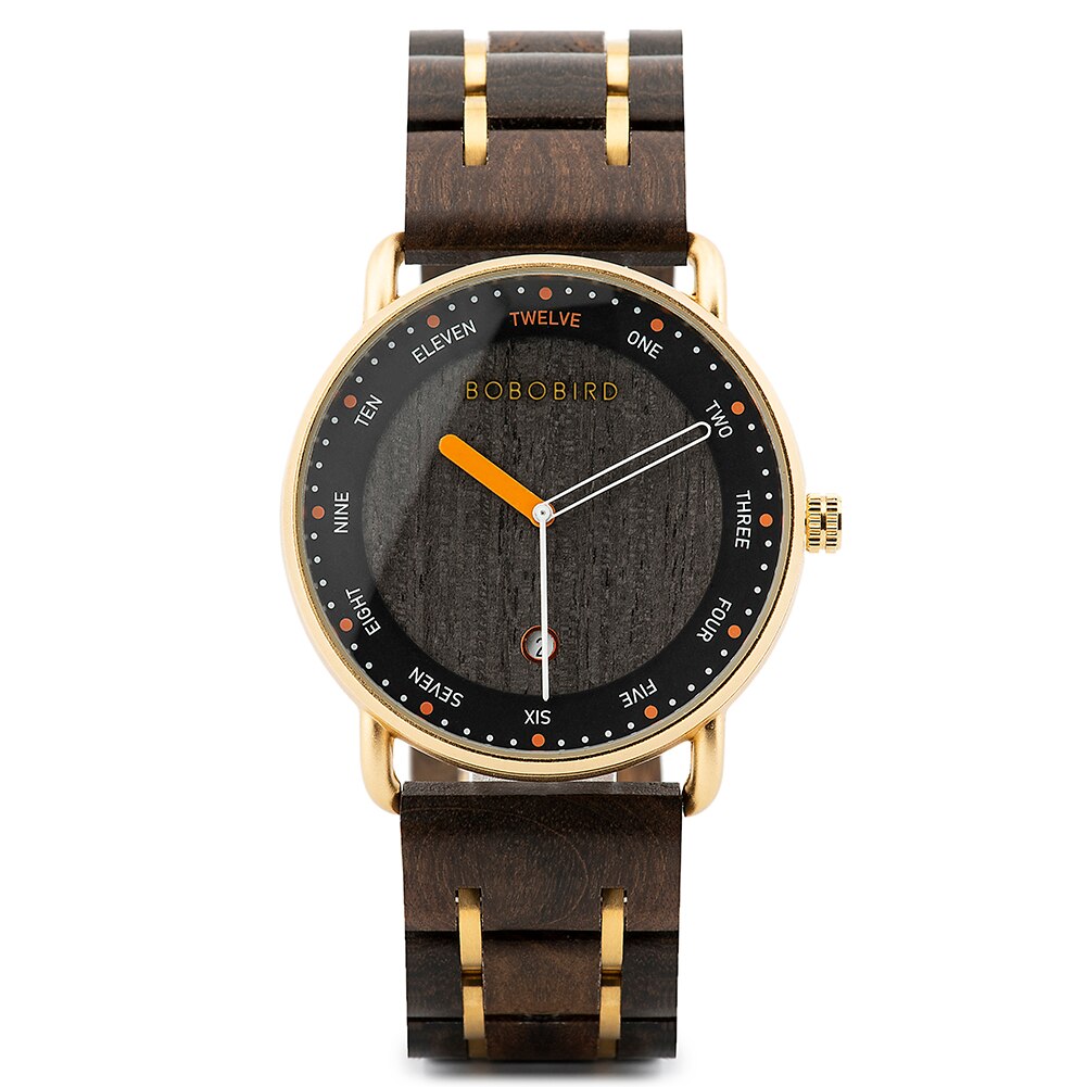 Relógio Masculino Bobo Bird Brand Luxury - Imagem 6