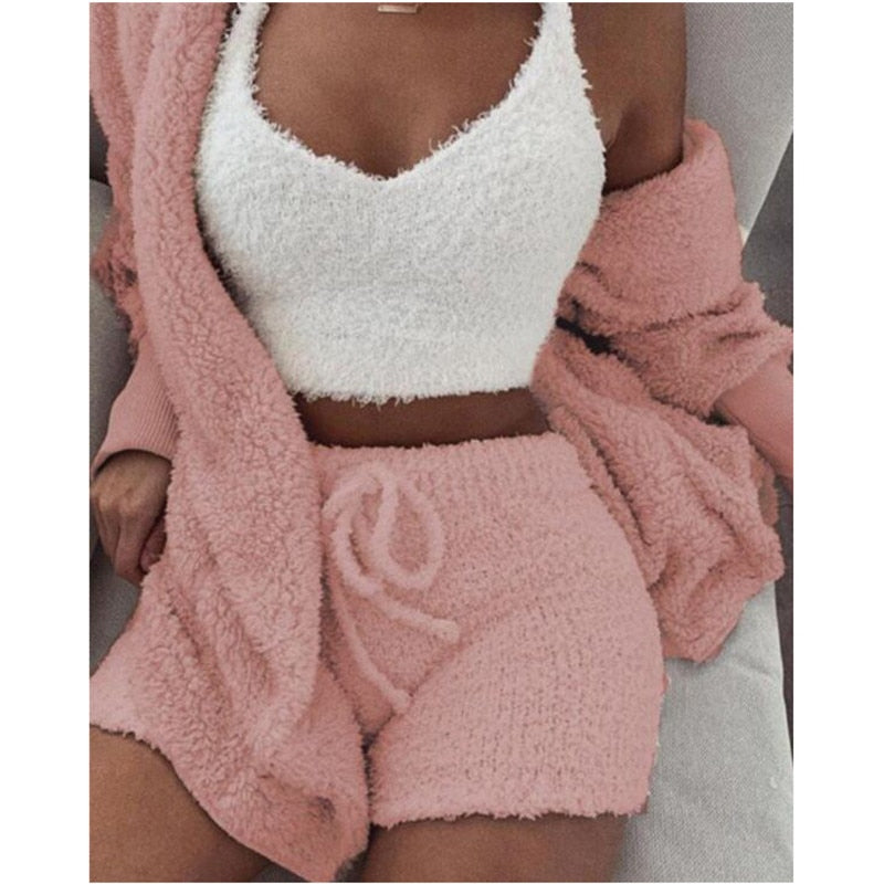 Conjunto de Veludo Bunny - Feminino - Imagem 10