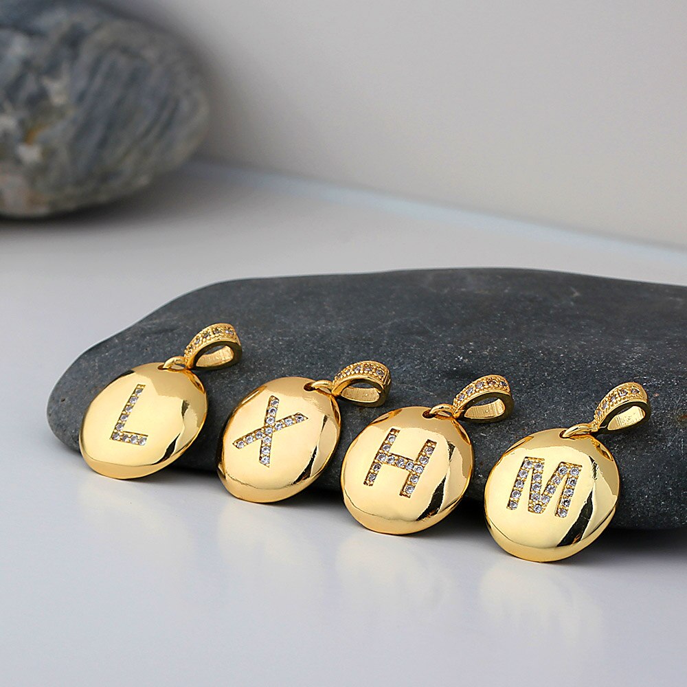 Colar Pingente de Letra 18K - Imagem 30