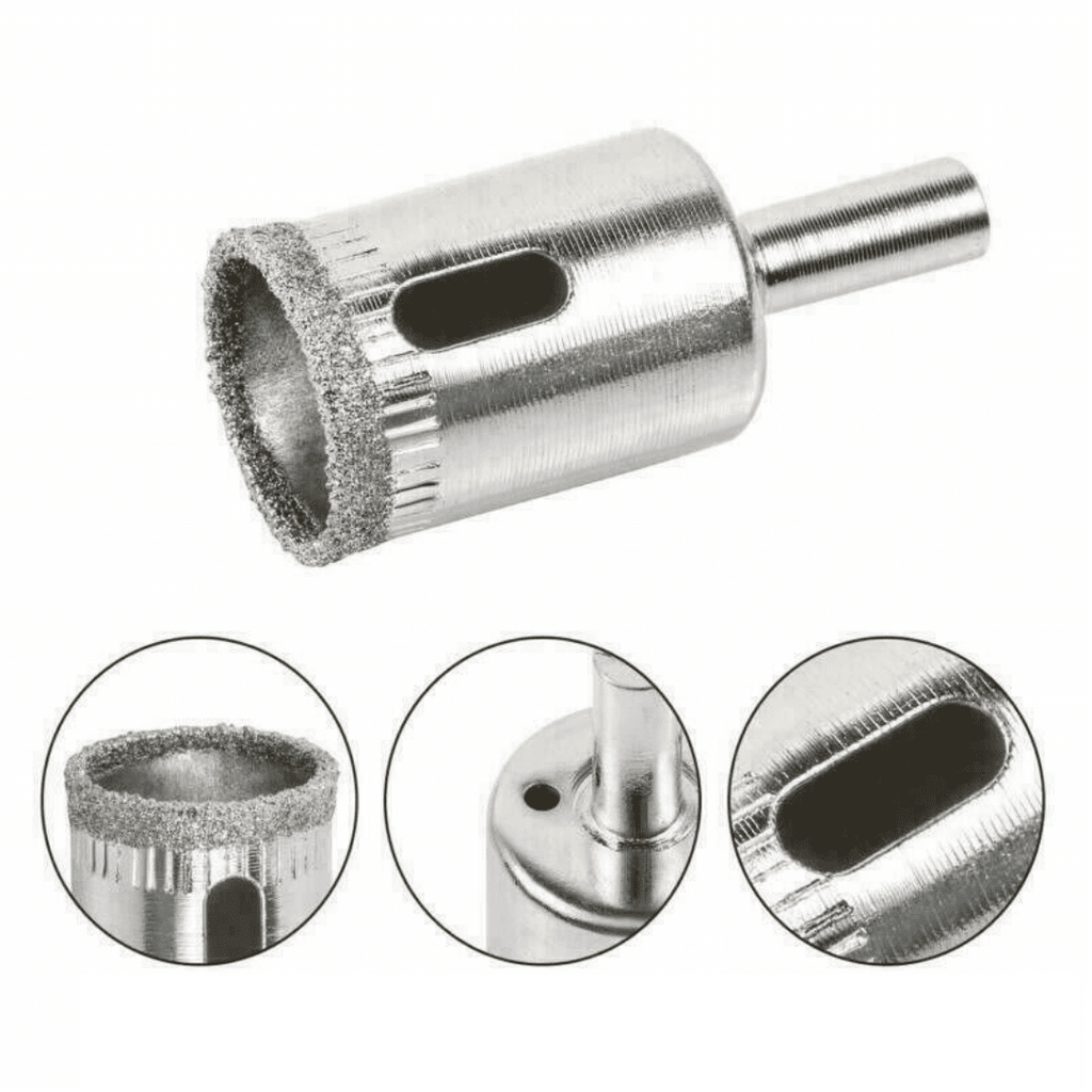 Kit 10 Bicos de Furo Diamantados Brocas Serra Copo - Imagem 3