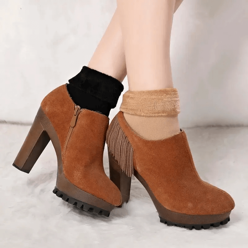 Meias Térmica Feminina de Inverno - Compre 3 Leve 6 - Imagem 4