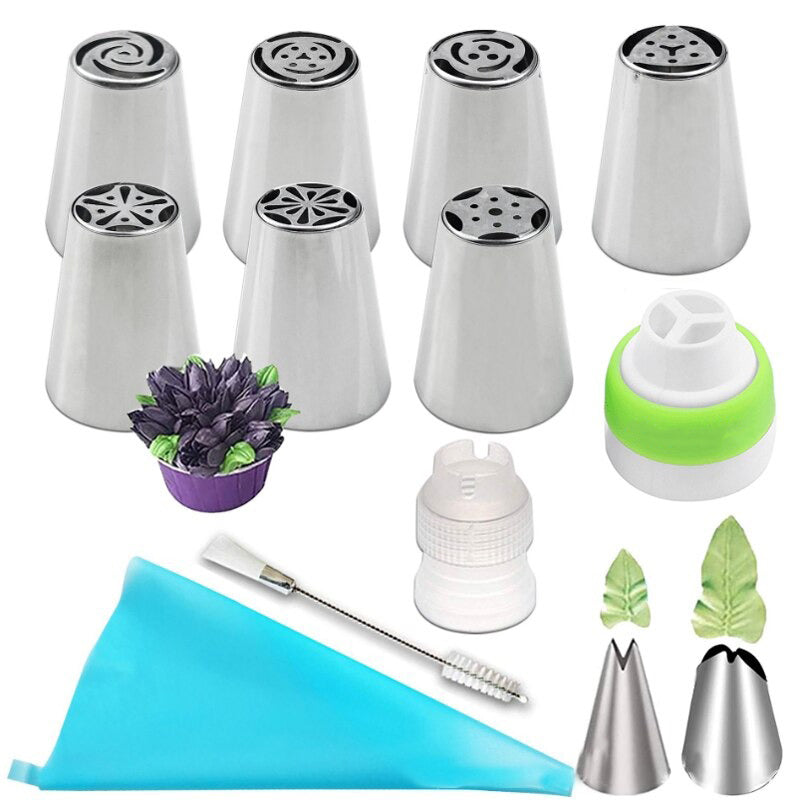Kit Bicos de Confeitaria Formas de Flores - Imagem 2