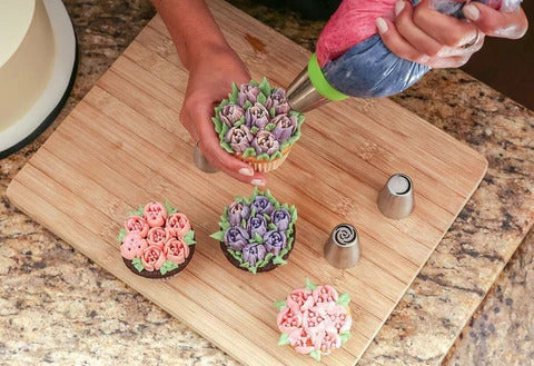 Kit Bicos de Confeitaria Formas de Flores - Imagem 6