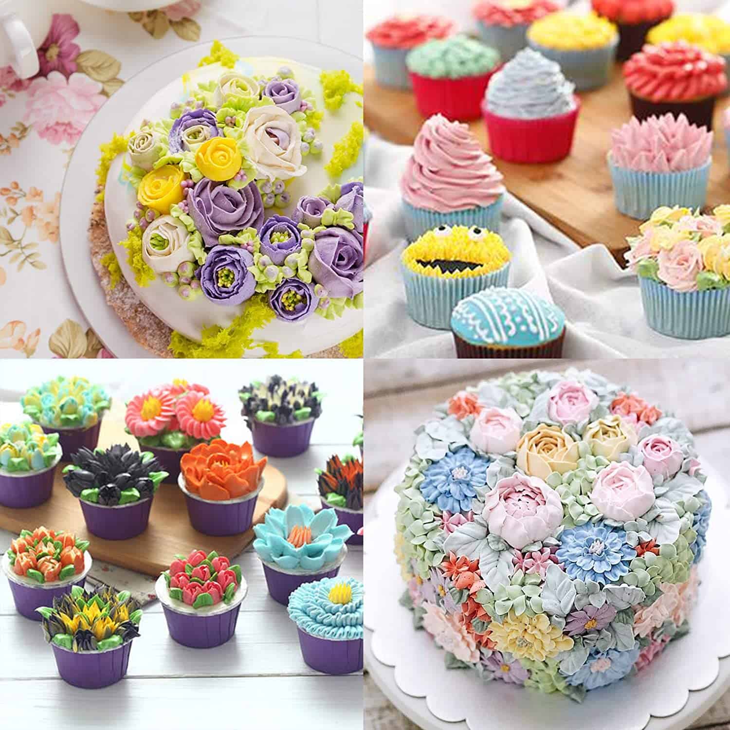 Kit Bicos de Confeitaria Formas de Flores - Imagem 8